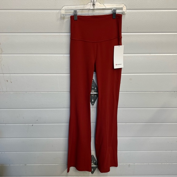 NWT Lululemon Groove Super-High-Rise Flared Pant Nulu - Cayenne - Picture 4 of 10